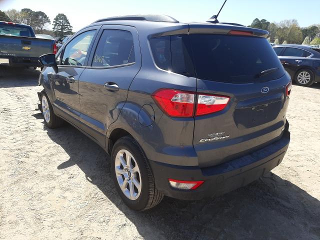 MAJ3S2GE2LC334592 - 2020 FORD ECOSPORT SE GRAY photo 3