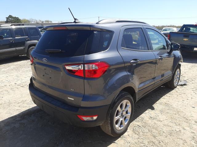 MAJ3S2GE2LC334592 - 2020 FORD ECOSPORT SE GRAY photo 4