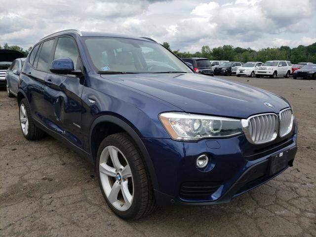 5UXWX9C35H0W78396 - 2017 BMW X3 XDRIVE28I BLUE photo 4