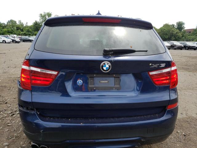 5UXWX9C35H0W78396 - 2017 BMW X3 XDRIVE28I BLUE photo 6