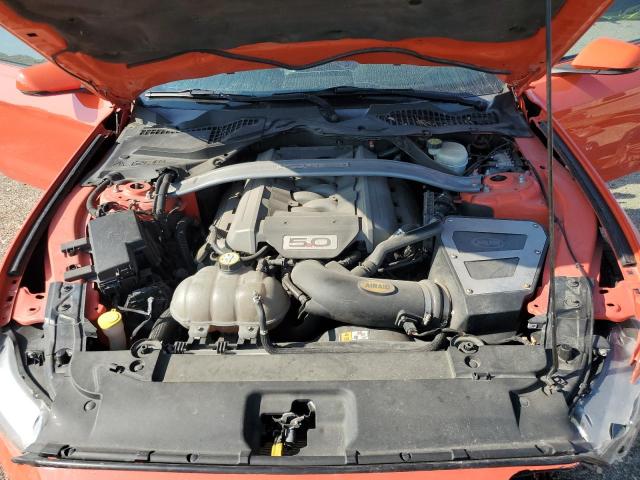 1FA6P8CF4F5313333 - 2015 FORD MUSTANG GT ORANGE photo 11