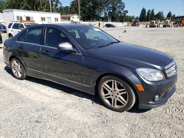 WDDGF56X28F152181 - 2008 MERCEDES-BENZ C 350 BLUE photo 4