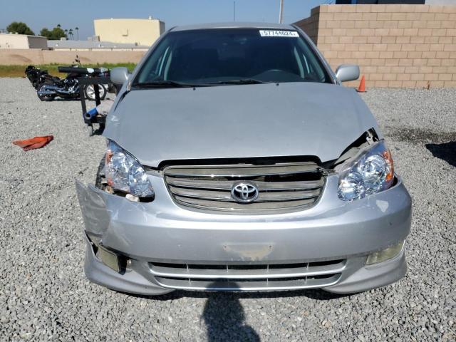 1NXBR32E04Z220127 - 2004 TOYOTA COROLLA CE SILVER photo 5