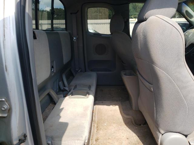 5TEUU42NX6Z251848 - 2006 TOYOTA TACOMA ACCESS CAB ვერცხლისფერი ფოტო 10