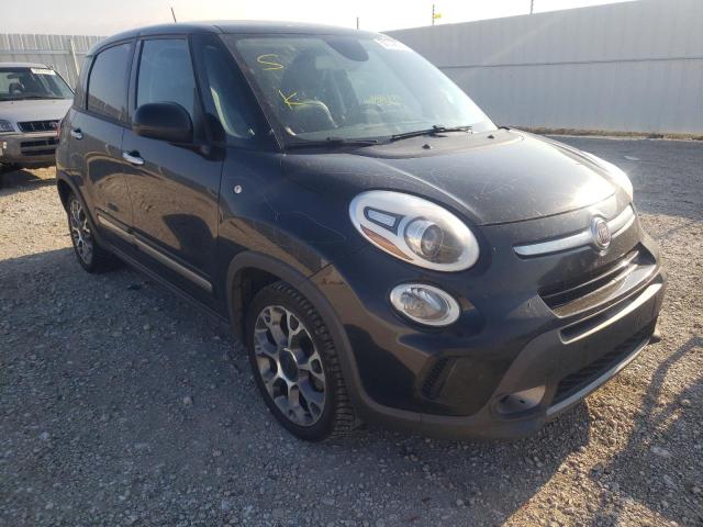 ZFBCFADH4EZ025362 - 2014 FIAT 500L TREKKING BLACK photo 1