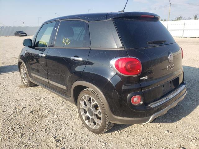 ZFBCFADH4EZ025362 - 2014 FIAT 500L TREKKING BLACK photo 3