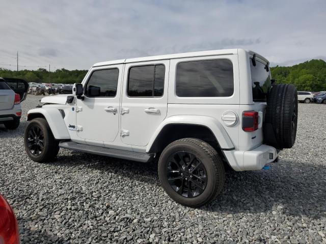 1C4JJXP67MW642674 - 2021 JEEP WRANGLER U SAHARA 4XE WHITE photo 2