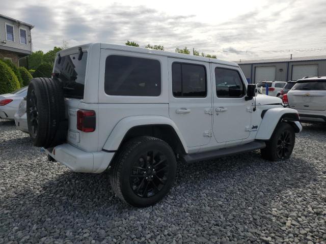 1C4JJXP67MW642674 - 2021 JEEP WRANGLER U SAHARA 4XE WHITE photo 3