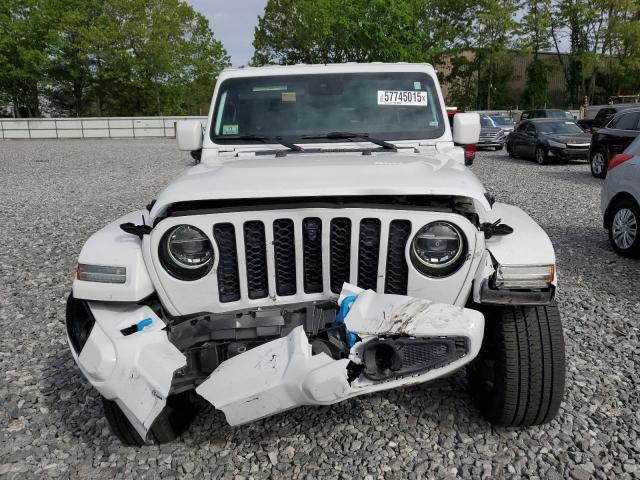 1C4JJXP67MW642674 - 2021 JEEP WRANGLER U SAHARA 4XE WHITE photo 5