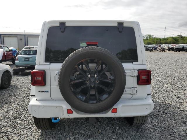 1C4JJXP67MW642674 - 2021 JEEP WRANGLER U SAHARA 4XE WHITE photo 6