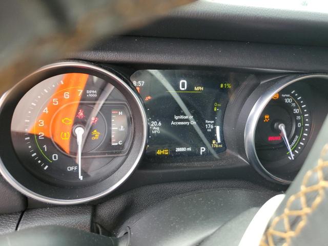 1C4JJXP67MW642674 - 2021 JEEP WRANGLER U SAHARA 4XE WHITE photo 9