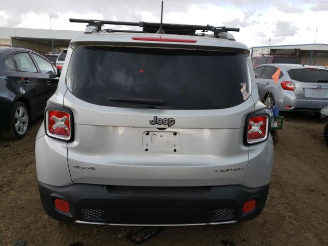 ZACCJBDT0FPB75830 - 2015 JEEP RENEGADE LIMITED SILVER photo 6