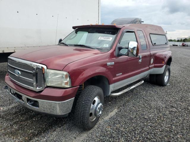 1FTWX33P45EA14400 - 2005 FORD F350 SUPER DUTY BURGUNDY photo 1