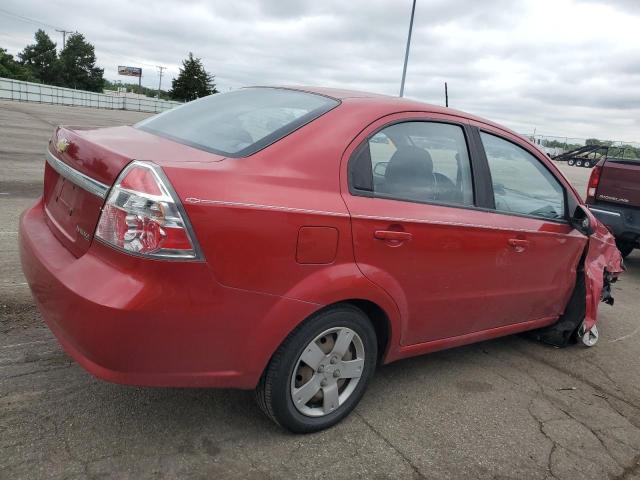 KL1TD56E49B341296 - 2009 CHEVROLET AVEO LS Qırmızı foto 3