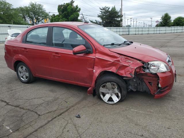 KL1TD56E49B341296 - 2009 CHEVROLET AVEO LS Qırmızı foto 4