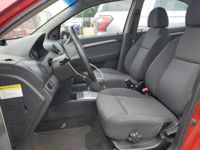 KL1TD56E49B341296 - 2009 CHEVROLET AVEO LS Qırmızı foto 7
