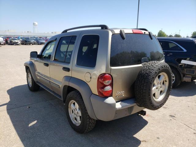 1J4GL48K05W615701 - 2005 JEEP LIBERTY SPORT Qəhvəyi foto 3