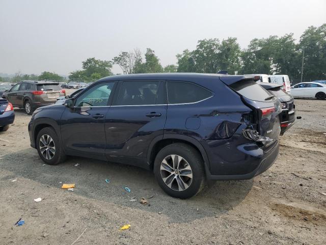 5TDHZRBHXNS161282 - 2022 TOYOTA HIGHLANDER XLE Կապույտ լուսանկար 2