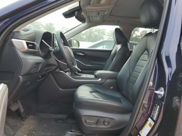 5TDHZRBHXNS161282 - 2022 TOYOTA HIGHLANDER XLE Կապույտ լուսանկար 7