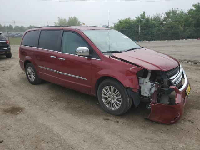 2C4RC1CG9FR620826 - 2015 CHRYSLER TOWN & COU TOURING L RED photo 4