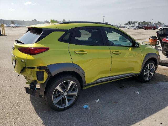 KM8K33A50KU262720 - 2019 HYUNDAI KONA LIMITED GREEN photo 3