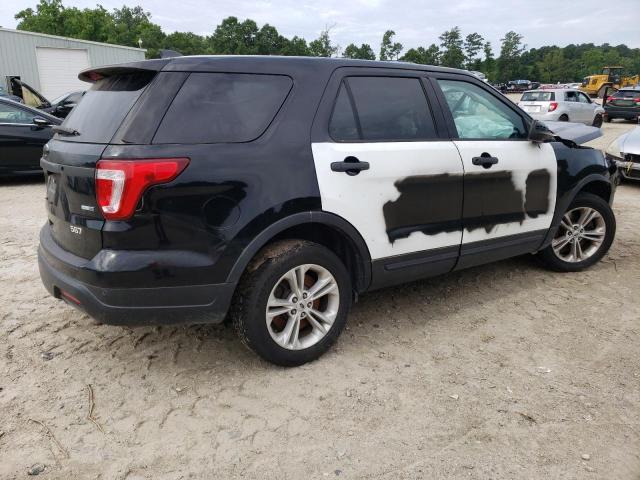 1FM5K8AR0JGB34524 - 2018 FORD EXPLORER POLICE INTERCEPTOR BLACK photo 3