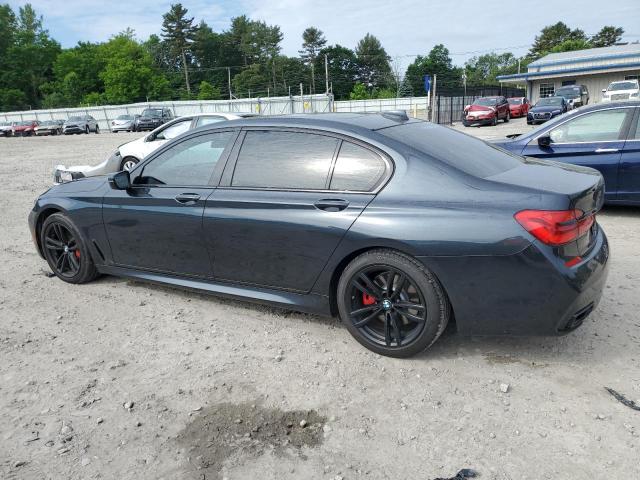 WBA7E4C53KGV28721 - 2019 BMW 740 XI ნაცრისფერი ფოტო 2