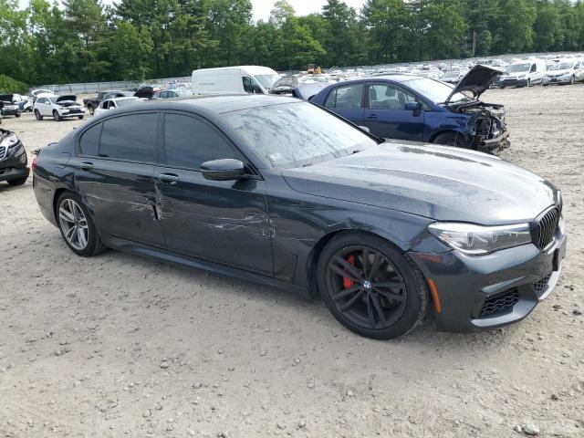 WBA7E4C53KGV28721 - 2019 BMW 740 XI ნაცრისფერი ფოტო 4