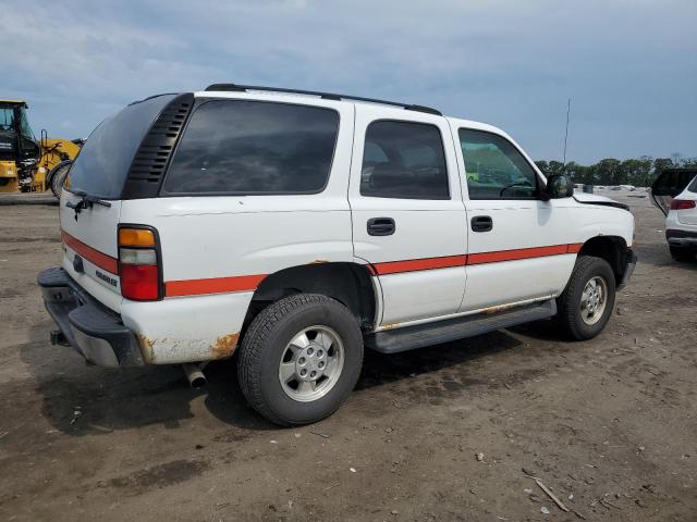 1GNEK13T25J209843 - 2005 CHEVROLET TAHOE K1500 WHITE photo 3