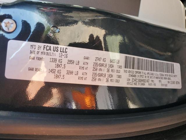 2C4RC1BG8HR661467 - 2017 CHRYSLER PACIFICA TOURING L BLACK photo 13