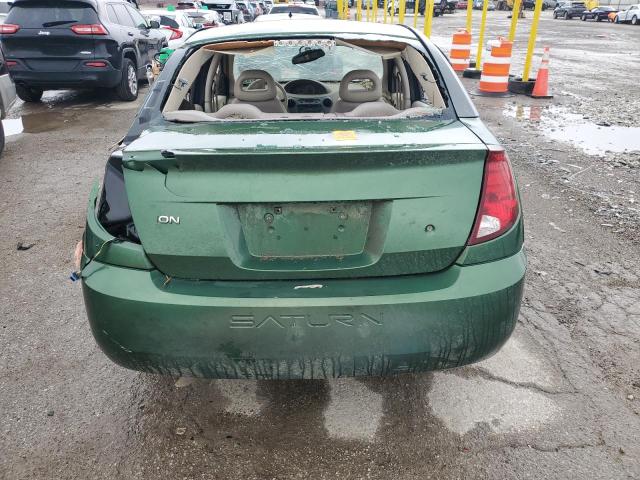 1G8AJ52F03Z127468 - 2003 SATURN ION LEVEL 2 GREEN photo 6