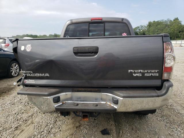 5TFJU4GN7DX046973 - 2013 TOYOTA TACOMA DOUBLE CAB PRERUNNER GRAY photo 6