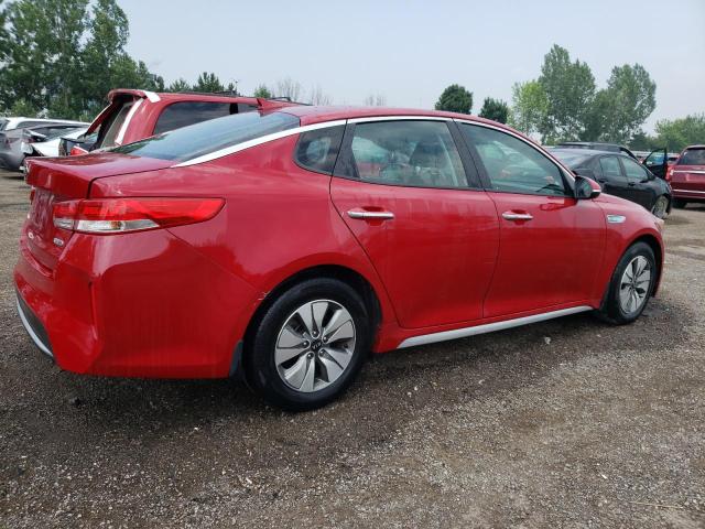 KNAGT4LEXJ5028832 - 2018 KIA OPTIMA HYBRID RED photo 3