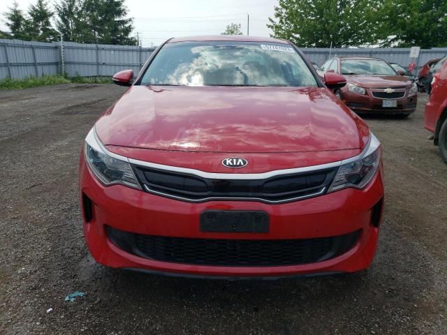 KNAGT4LEXJ5028832 - 2018 KIA OPTIMA HYBRID RED photo 5