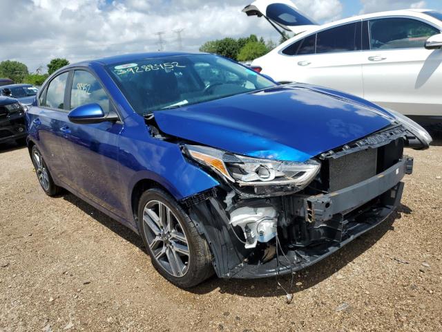 3KPF34AD0KE094286 - 2019 KIA FORTE GT LINE BLUE photo 4