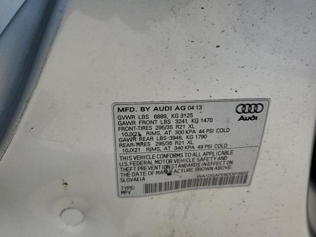 WA1DGAFE9DD015532 - 2013 AUDI Q7 PRESTIGE 银色 照片 12