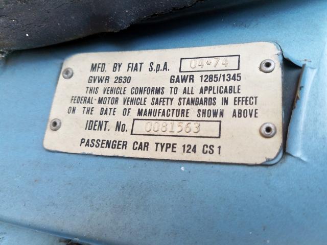 124CS10081563 - 1974 FIAT SPIDER  photo 10