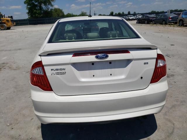 3FAHP0HA2CR288786 - 2012 FORD FUSION SE WHITE photo 6