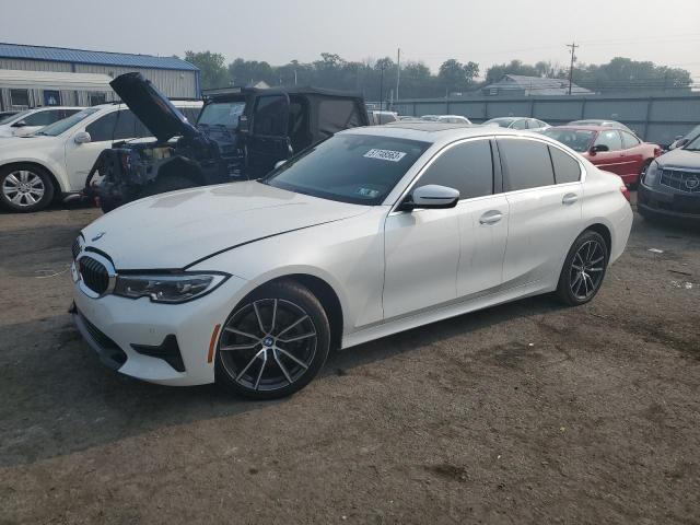 WBA5R7C50KAJ81624 - 2019 BMW 330XI WHITE photo 1