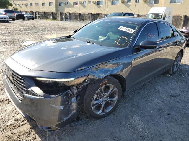 1HGCY1F33PA020715 - 2023 HONDA ACCORD EX GRAY photo 1