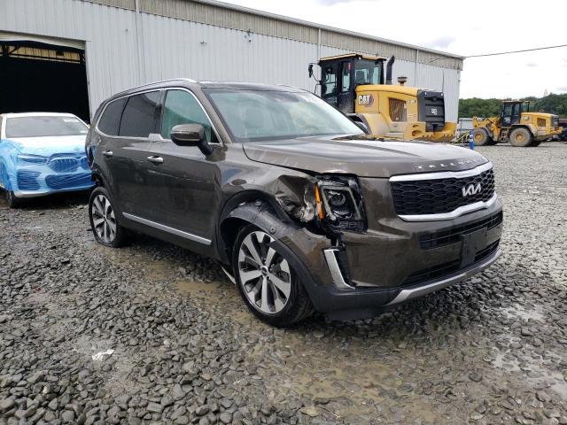 5XYP6DHC5NG286660 - 2022 KIA TELLURIDE S GREEN photo 4