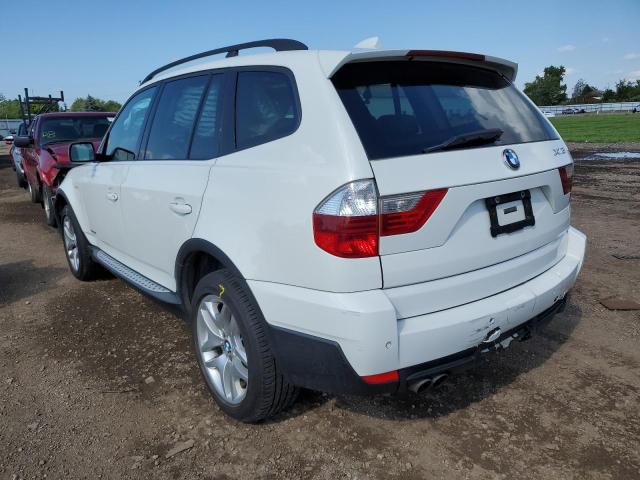 WBXPC93469WJ27776 - 2009 BMW X3 XDRIVE30I WHITE photo 3