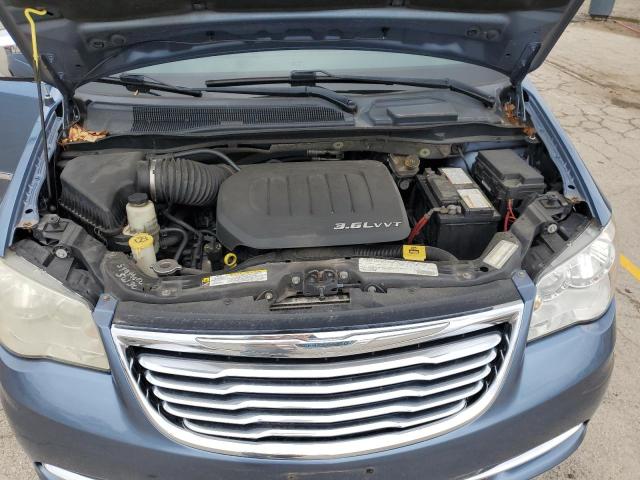 2A4RR8DG5BR746773 - 2011 CHRYSLER TOWN & COU TOURING L BLUE photo 12