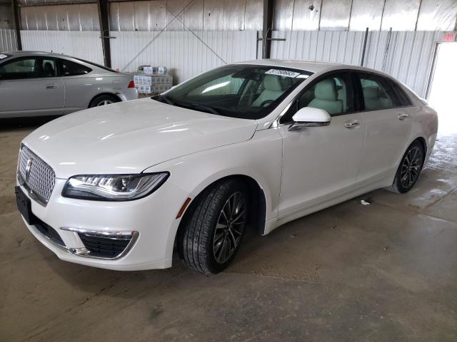 3LN6L5A99KR617665 - 2019 LINCOLN MKZ WHITE photo 1