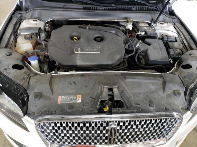 3LN6L5A99KR617665 - 2019 LINCOLN MKZ WHITE photo 11