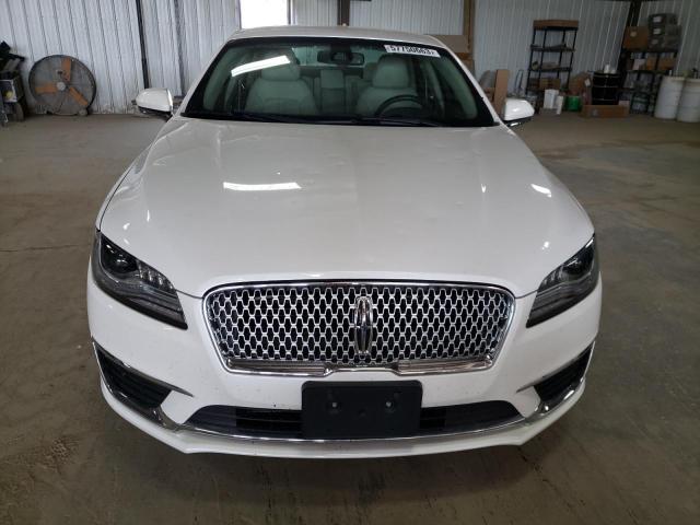3LN6L5A99KR617665 - 2019 LINCOLN MKZ WHITE photo 5
