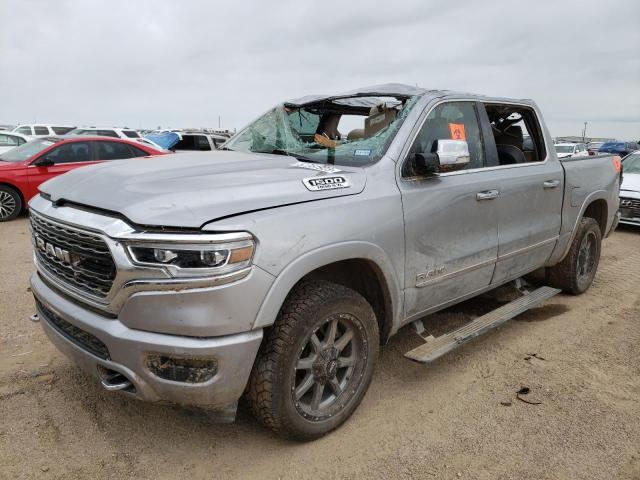 1C6SRFHT8KN625727 - 2019 RAM 1500 LIMITED SILVER photo 1