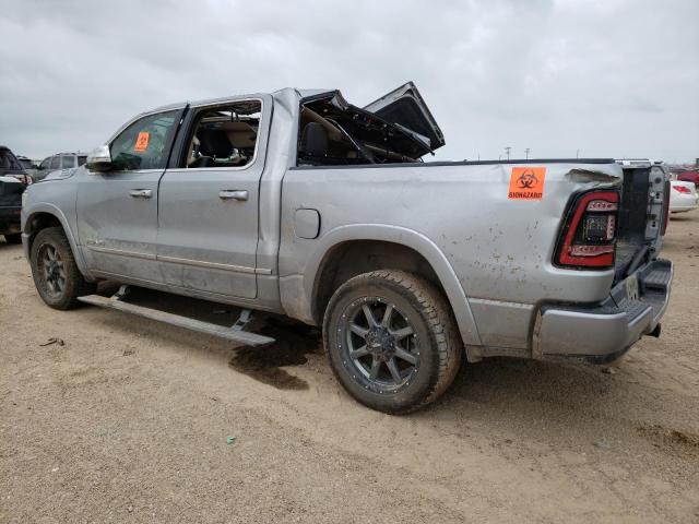 1C6SRFHT8KN625727 - 2019 RAM 1500 LIMITED SILVER photo 2