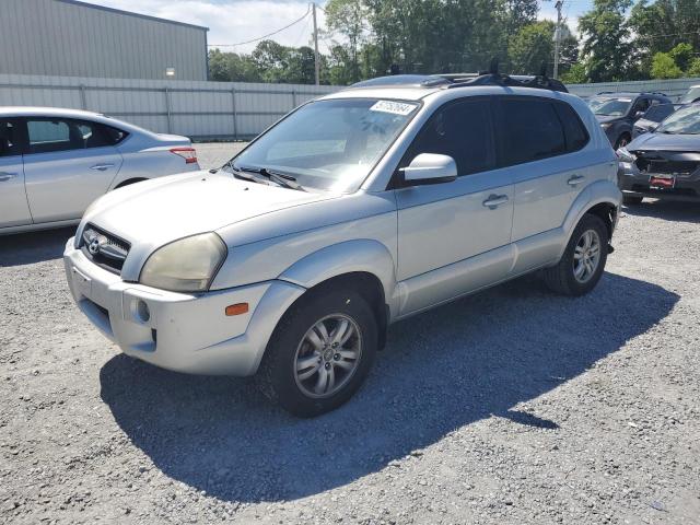 KM8JN12D98U855372 - 2008 HYUNDAI TUCSON SE GRAY photo 1