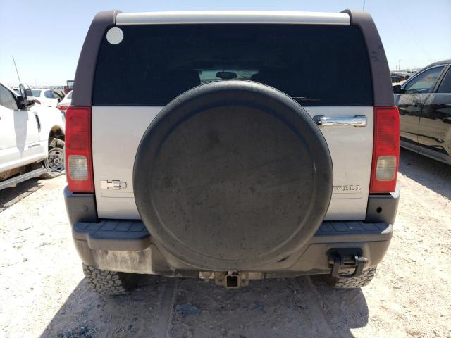 5GTDN136568105628 - 2006 HUMMER H3 SILVER photo 6